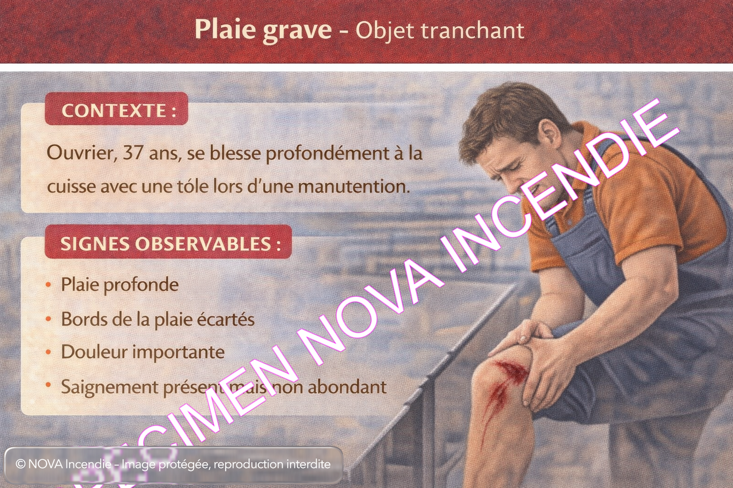 🔥 Banque de données SST – 38 cas concrets illustrés + tableaux récapitulatif des cas avec CAT