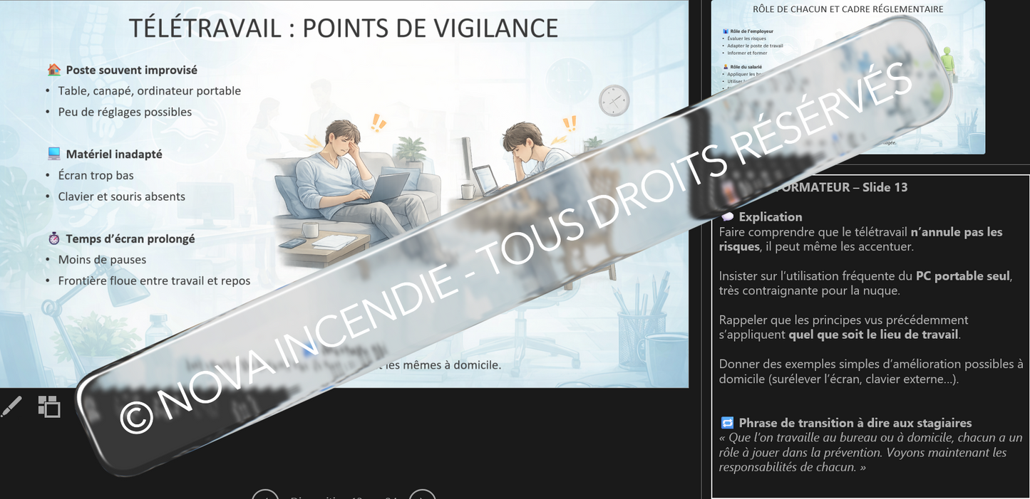 đ Formation Gestes et Postures â Diaporama PrĂ©vention TMS, Travail sur Ăcran