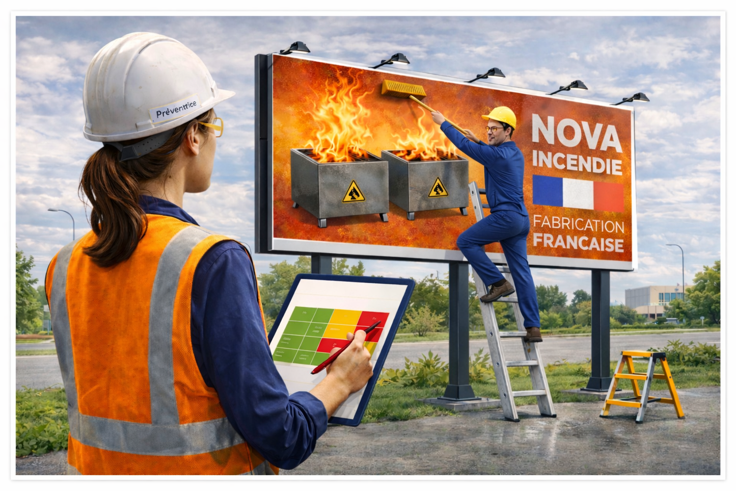 Magnets PGP SST pour formation Sauveteur Secouriste du Travail - Nova Incendie