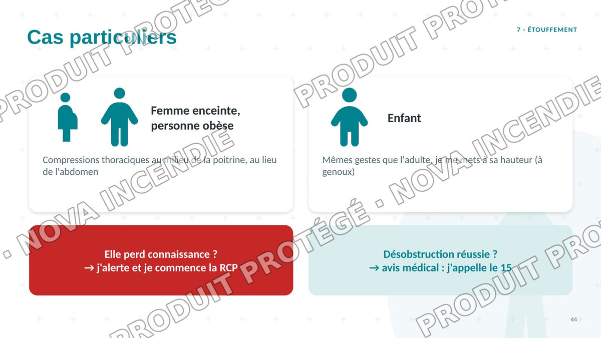 Diaporama Gestes Qui Sauvent (GQS) – 47 slides PowerPoint avec notes formateur
