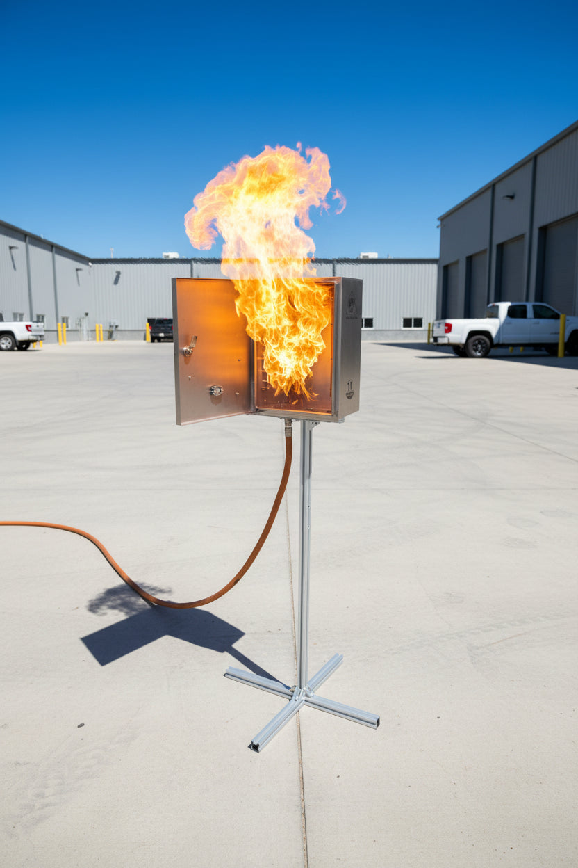 Bac à feu pédagogique professionnel – Modèle NOVA Élec