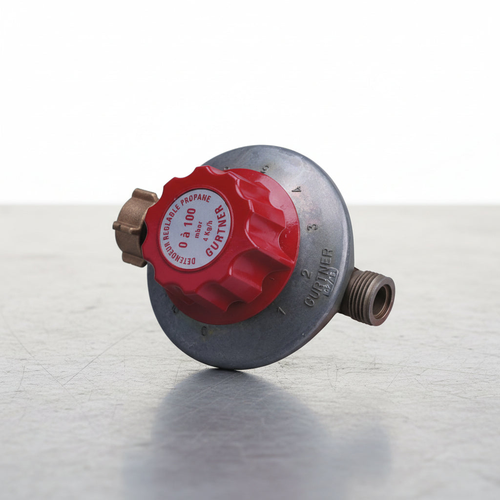 Détendeur gaz à débit variable GURTNER 4 kg/h – Réglage 0 à 10
