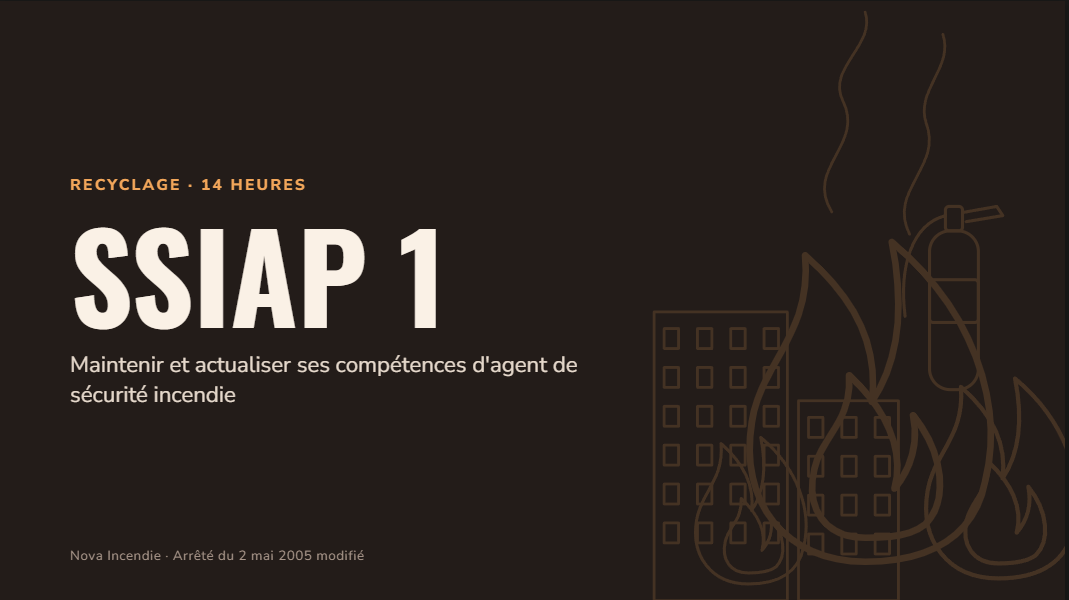Diaporama recyclage SSIAP 1