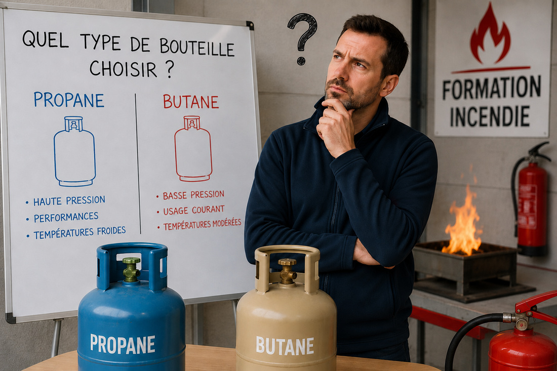 Quelle bouteille de gaz pour un bac à feu pédagogique ? Guide complet 2026