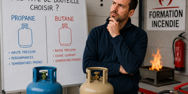 Quelle bouteille de gaz pour un bac à feu pédagogique ? Guide complet 2026