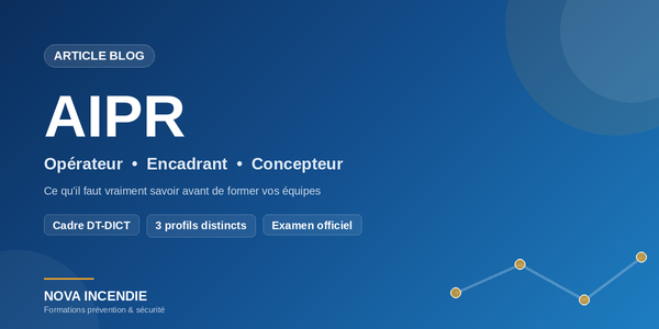 AIPR Opérateur, Encadrant, Concepteur : ce qu'il faut vraiment savoir avant de former vos équipes