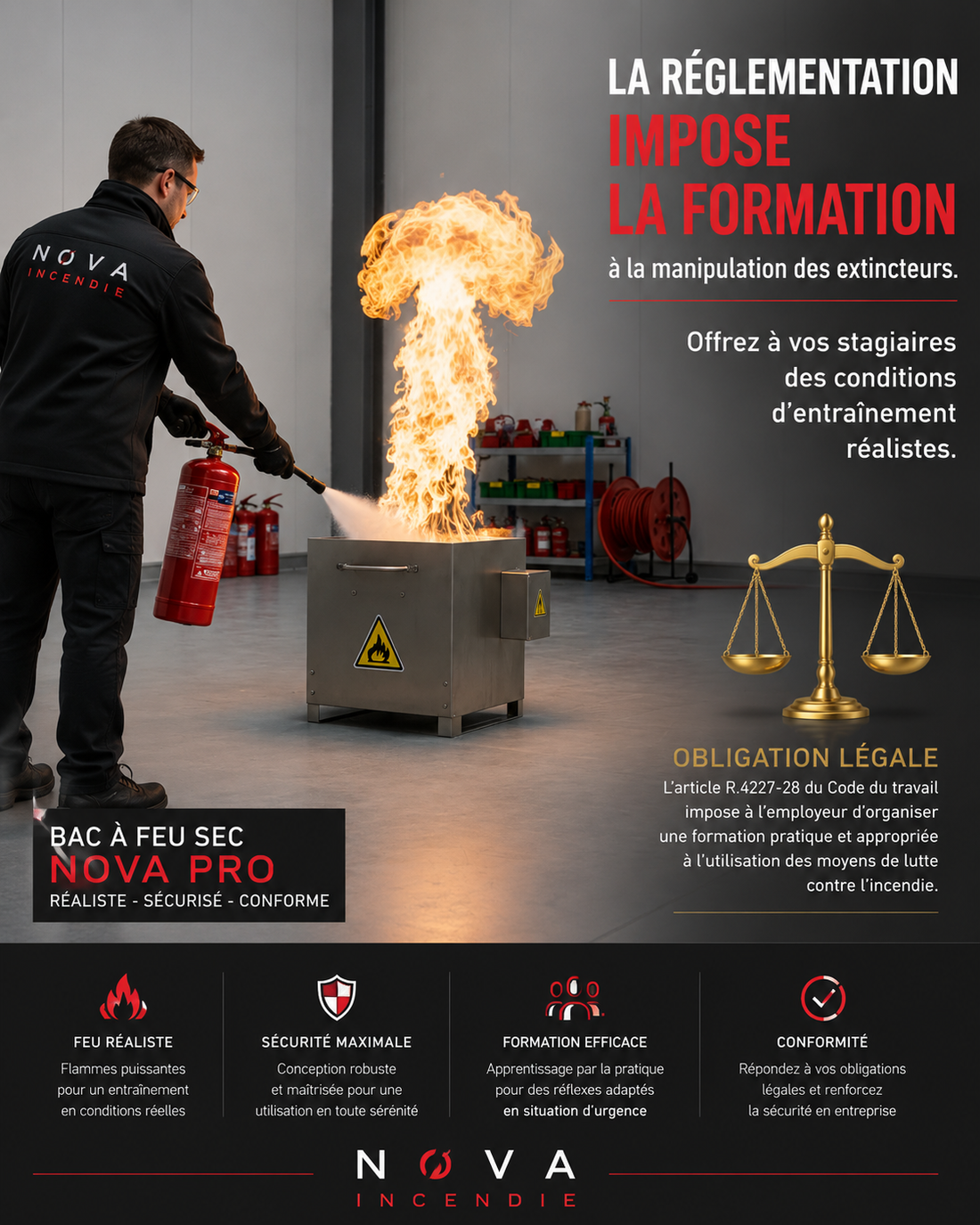 Formation incendie en entreprise : que dit la loi ?