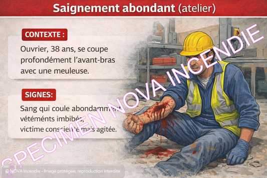 🔥 Banque de données SST – 38 cas concrets illustrés + tableaux récapitulatif des cas avec CAT