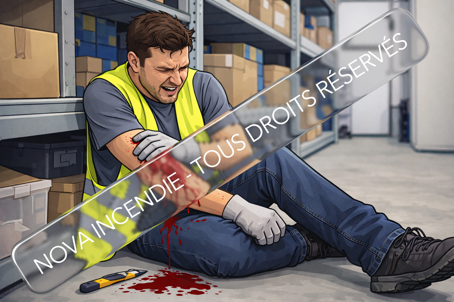 Saignement Abondant – 12 Fiches Secourisme à Imprimer | Conduite à Tenir Face à une plaie qui saigne abondamment