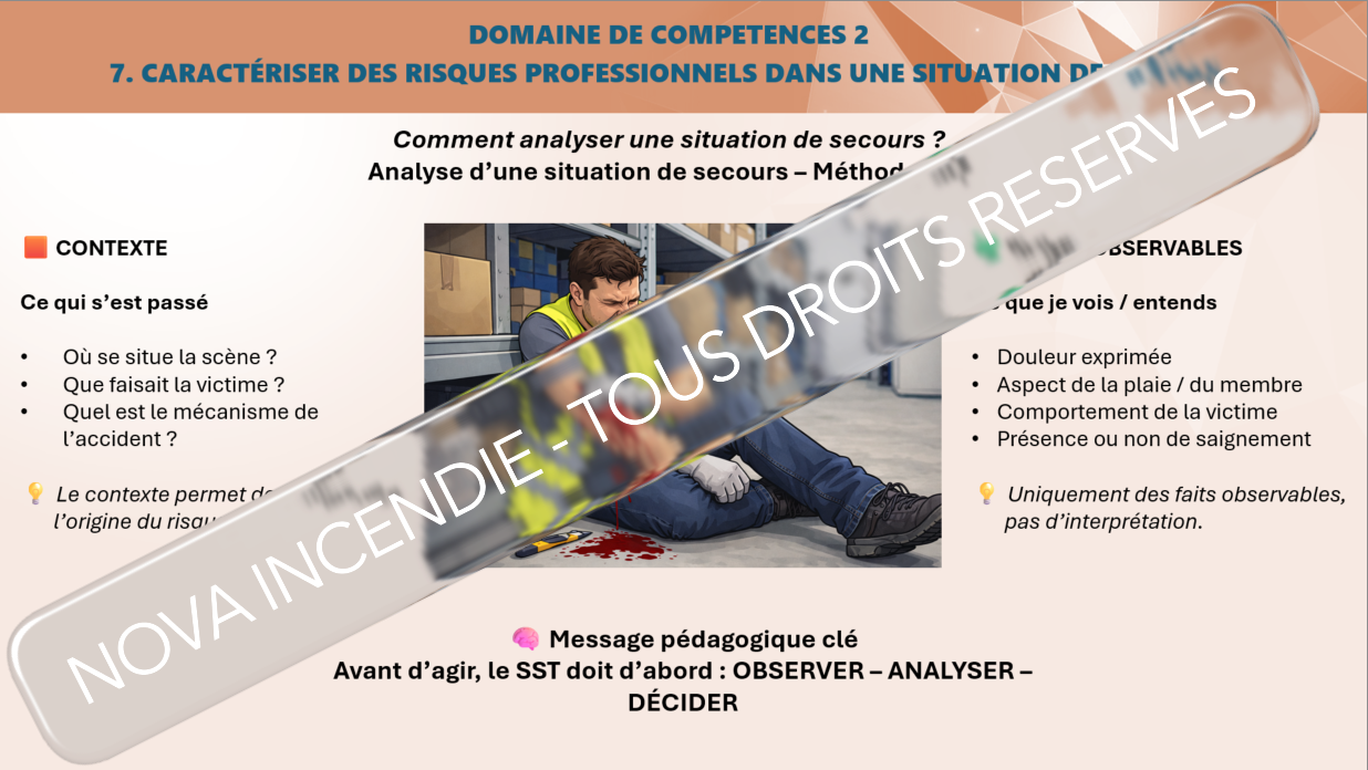 Diaporama Formation Sauveteur Secouriste du Travail (SST) – 64 Slides Conformes INRS