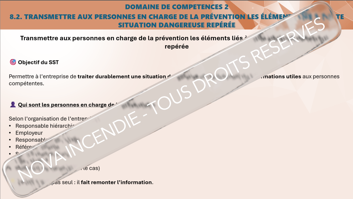 Diaporama Formation Sauveteur Secouriste du Travail (SST) – 64 Slides Conformes INRS