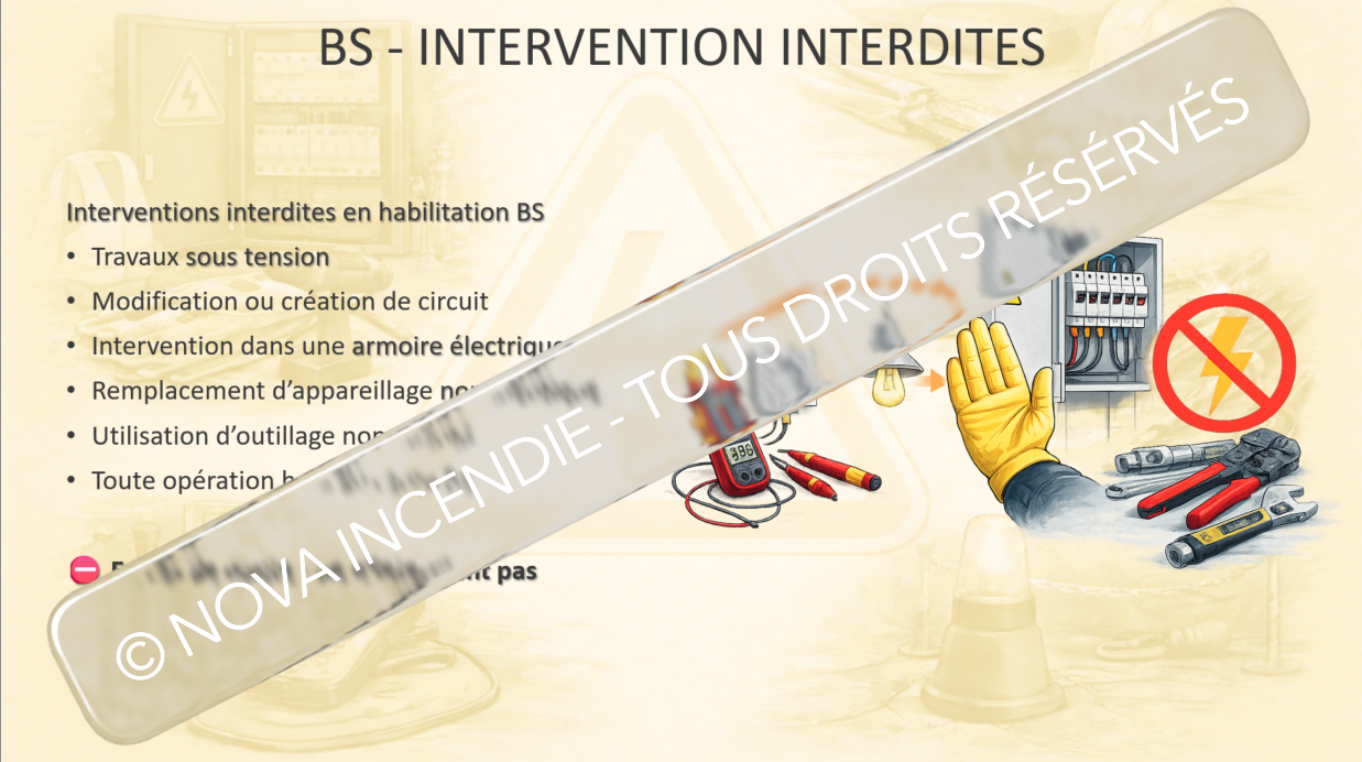 Diaporama Habilitation Électrique BS BE Manœuvre – Formation Conforme NF C 18-510