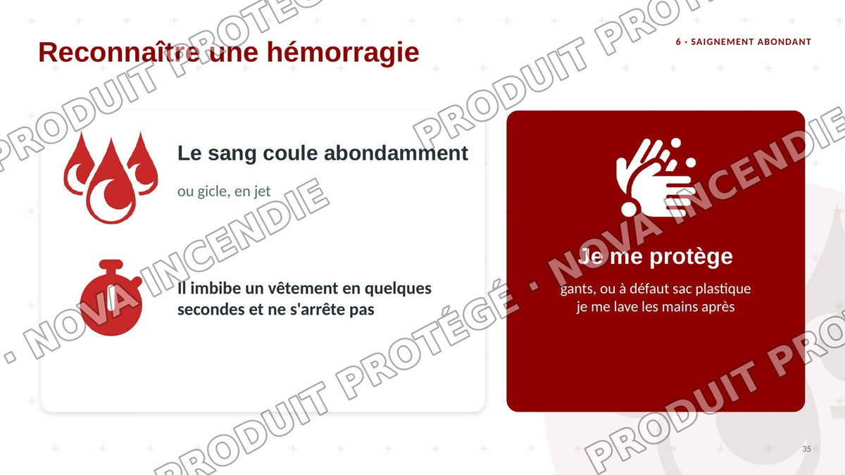 Diaporama Gestes Qui Sauvent (GQS) – 47 slides PowerPoint avec notes formateur