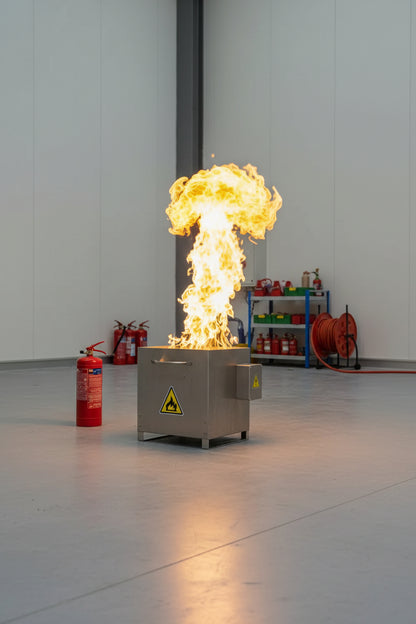 Bac à feu générateur de flammes pour formation incendie en entreprise - Nova Incendie