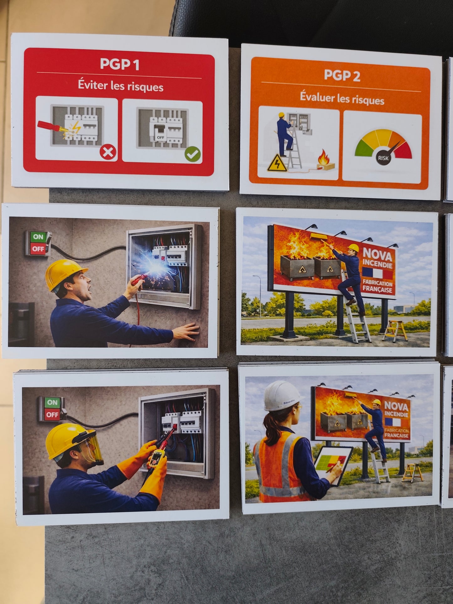 Magnets PGP SST pour formation Sauveteur Secouriste du Travail - Nova Incendie