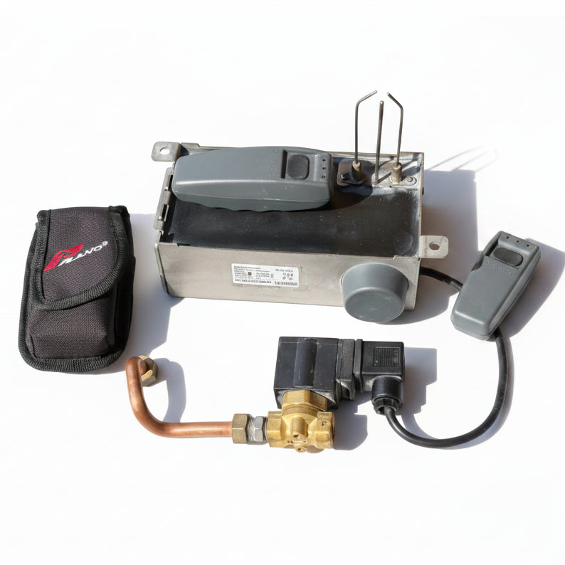 Kit d'allumage Cordia Satellit reconditionné (FGFE2703) — Boîtier + Électrovanne sécurité + Télécommande