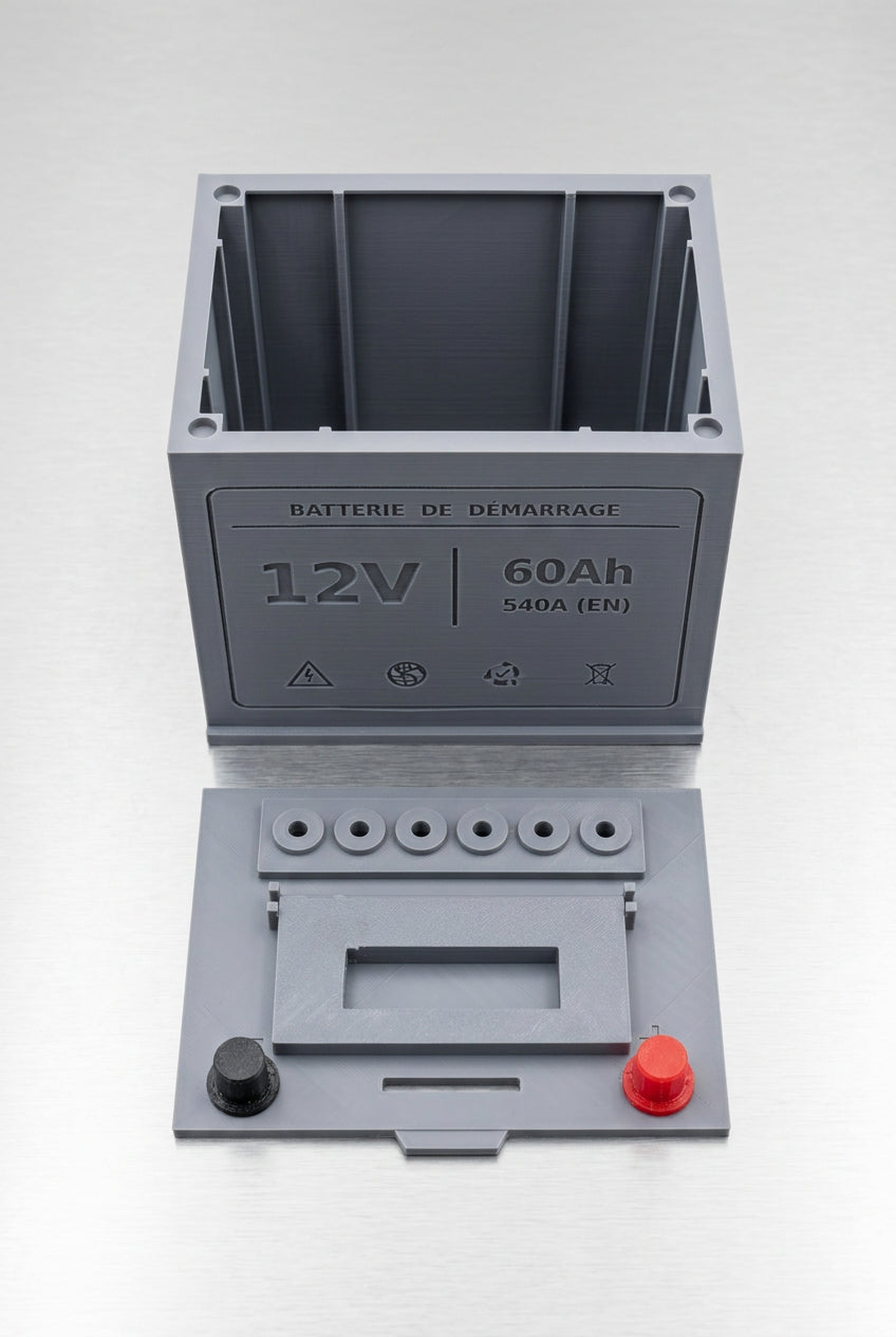Batterie 12V factice fumigène – Simulateur pour formation incendie