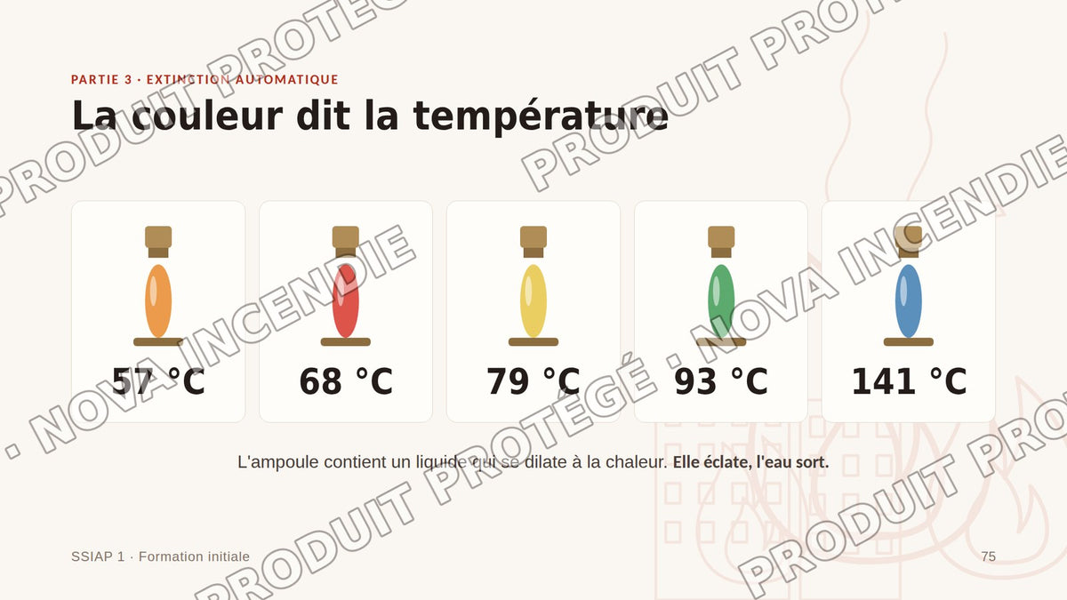 Diaporama SSIAP 1 Formation initiale – 118 slides PowerPoint avec notes formateur